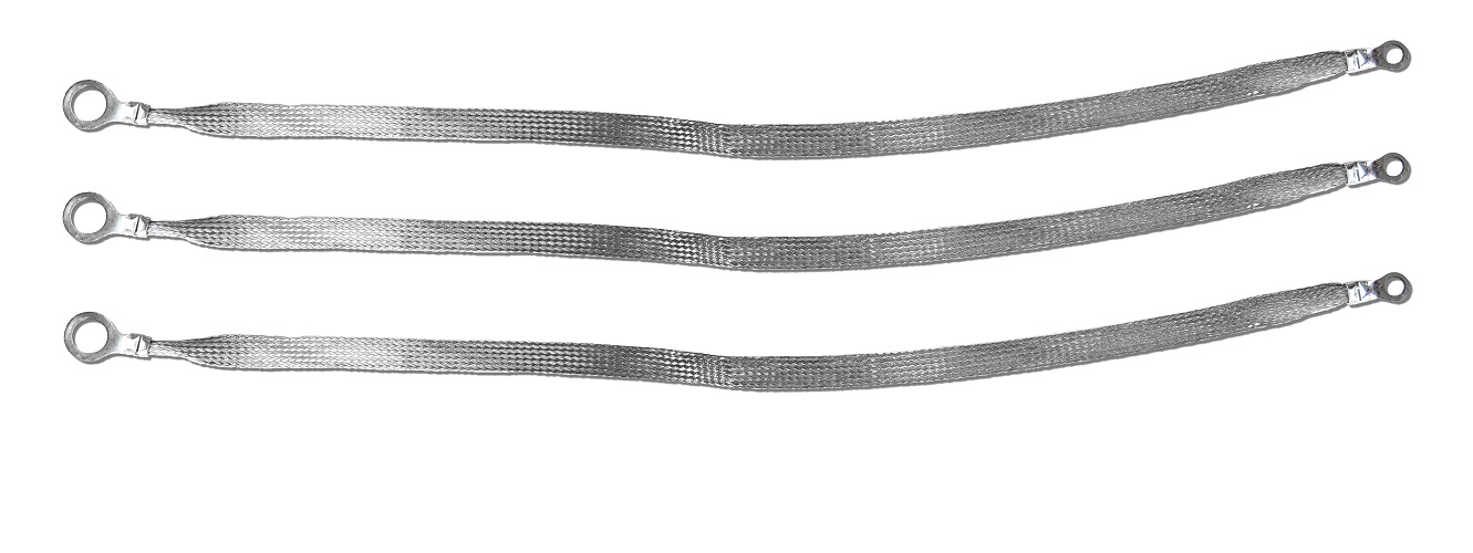 100 Ft' Flat Braided Tinned Copper Wire 1/4" Wide Ground Strap USA 100 Ft' Flat Braided Tinned Copper Wire 1/4" Wide Ground Strap USA